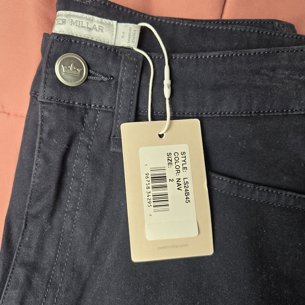 Peter Millar Women's Navy Dress‎ Pants Size 2 - Picture 2 of 6